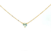 Aqua Heart Necklace