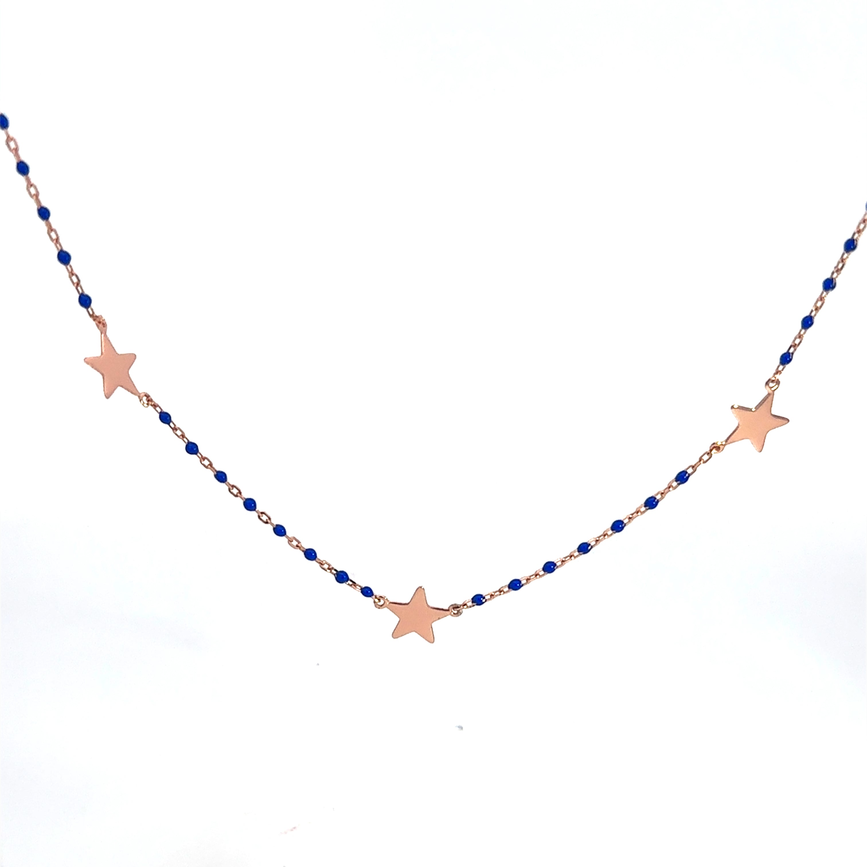 CHOKER ROSE GOLD STARS