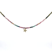 Choker Natural Stones & Star