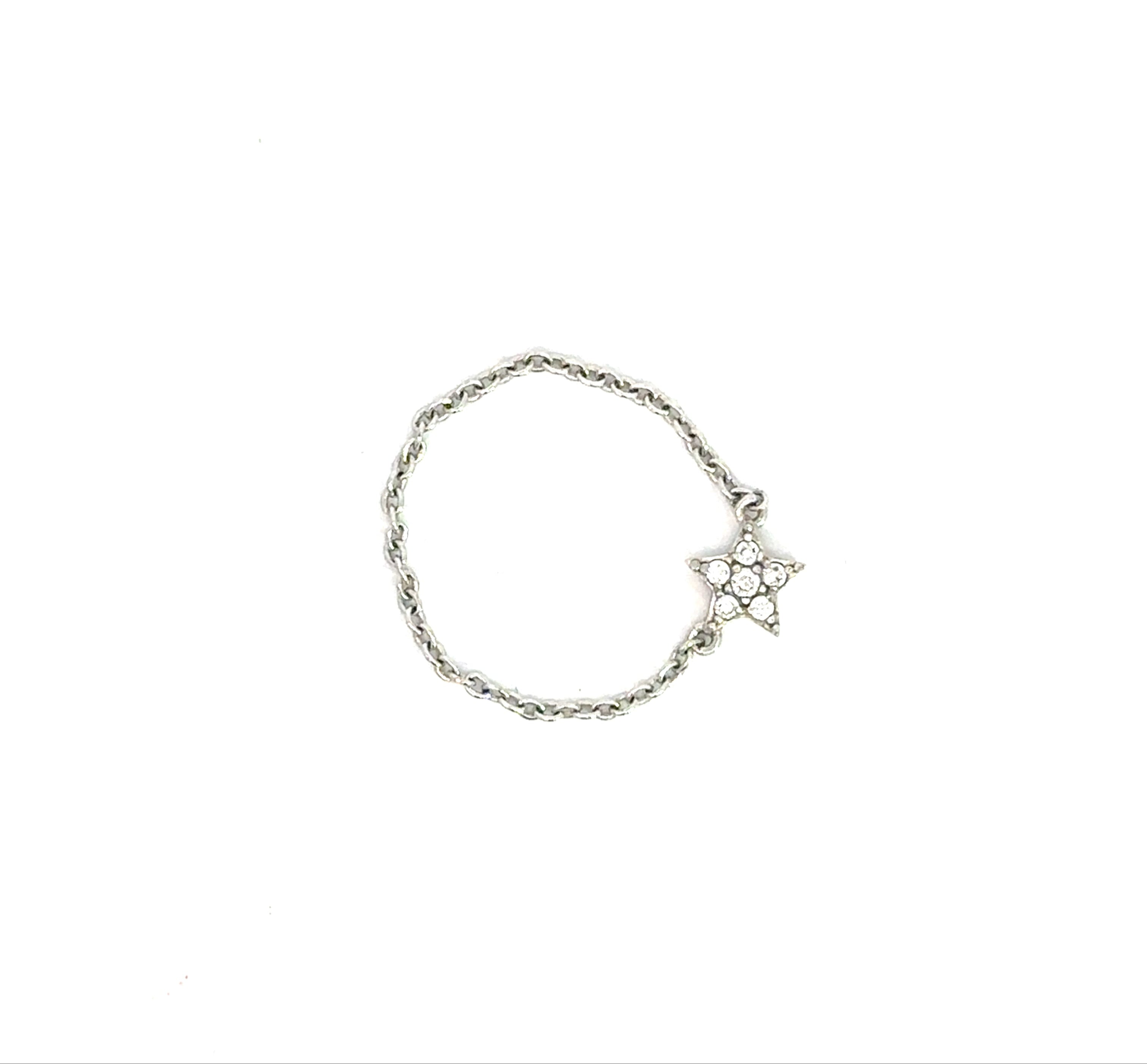 Chain Star Ring