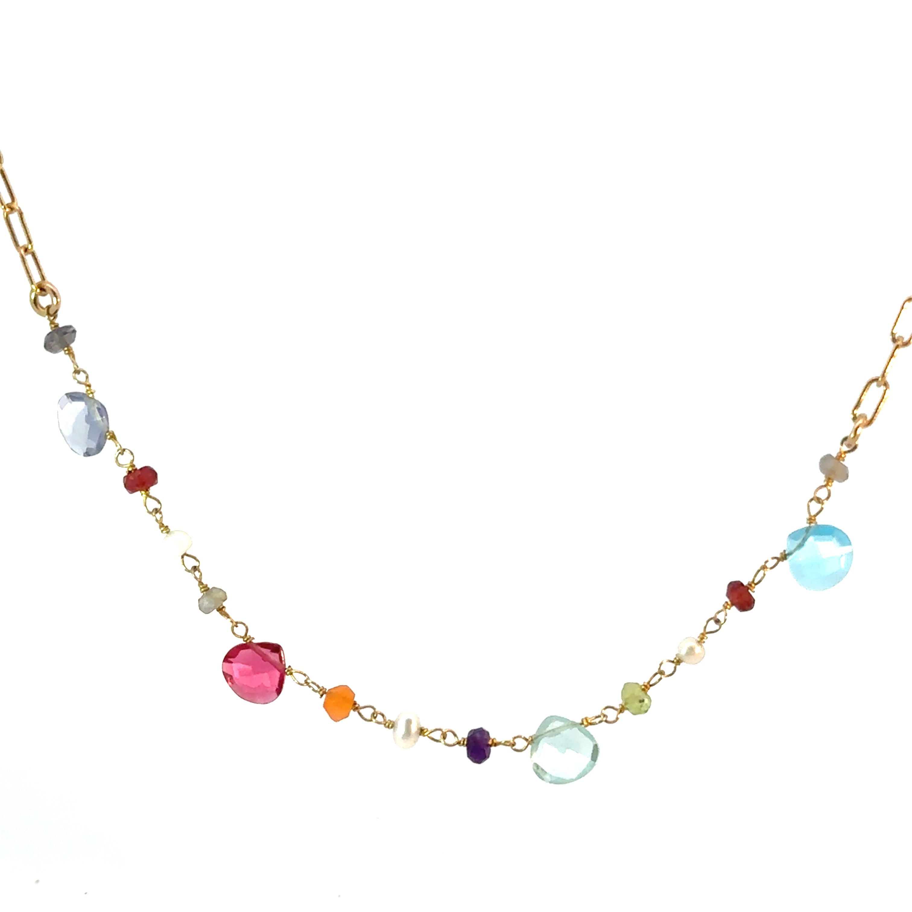 Choker Multicolor Stones