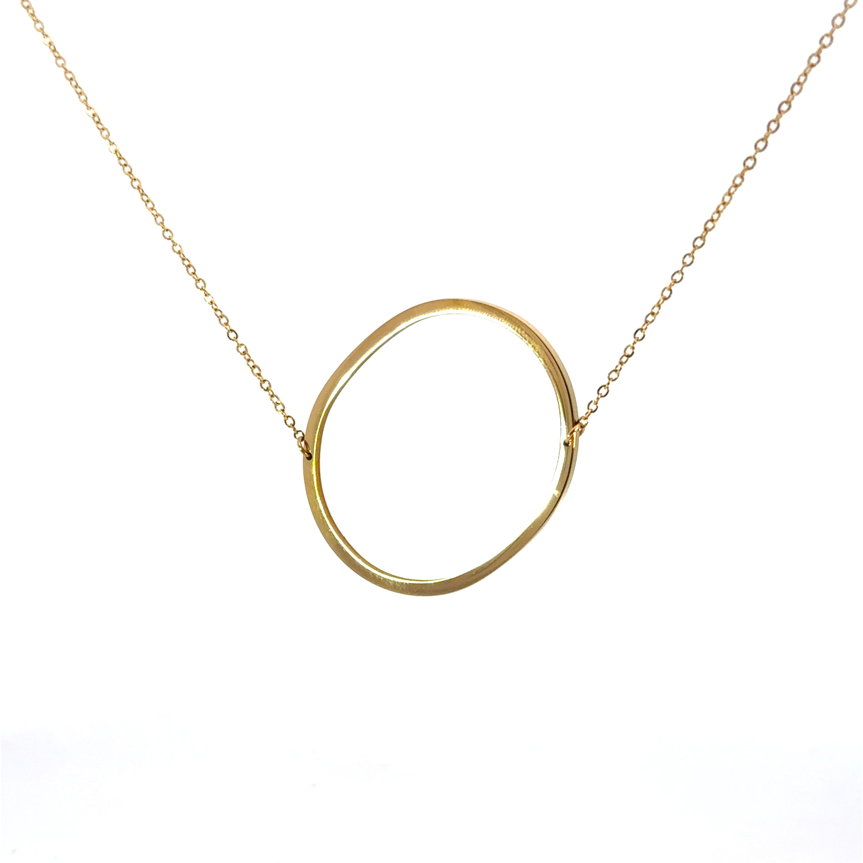 Jumbo Initial O Necklace