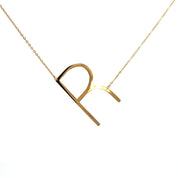 Jumbo Initial R Necklace