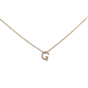 Mini Initial G Necklace