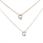 Mini Initial G Necklace