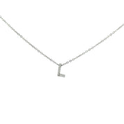 Mini Initial L Necklace