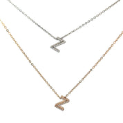 Mini Initial Z Necklace