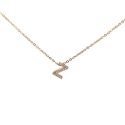 Mini Initial Z Necklace