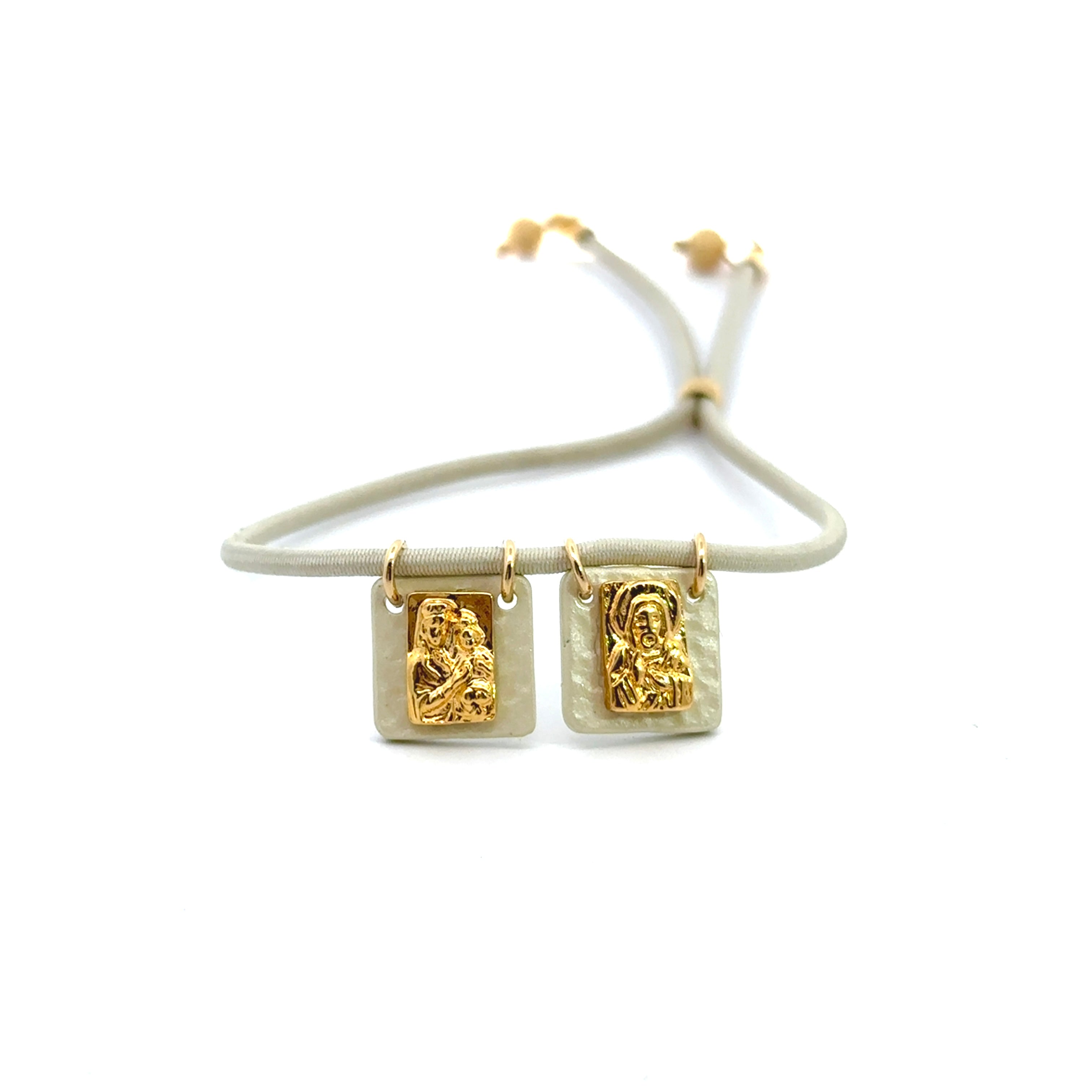 Golden Scapular Bracelet