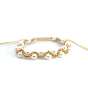 Braided Pearl Bracelet