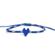 Single Heart Knitted Bracelet