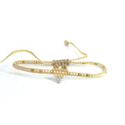 Single Heart Knitted Bracelet