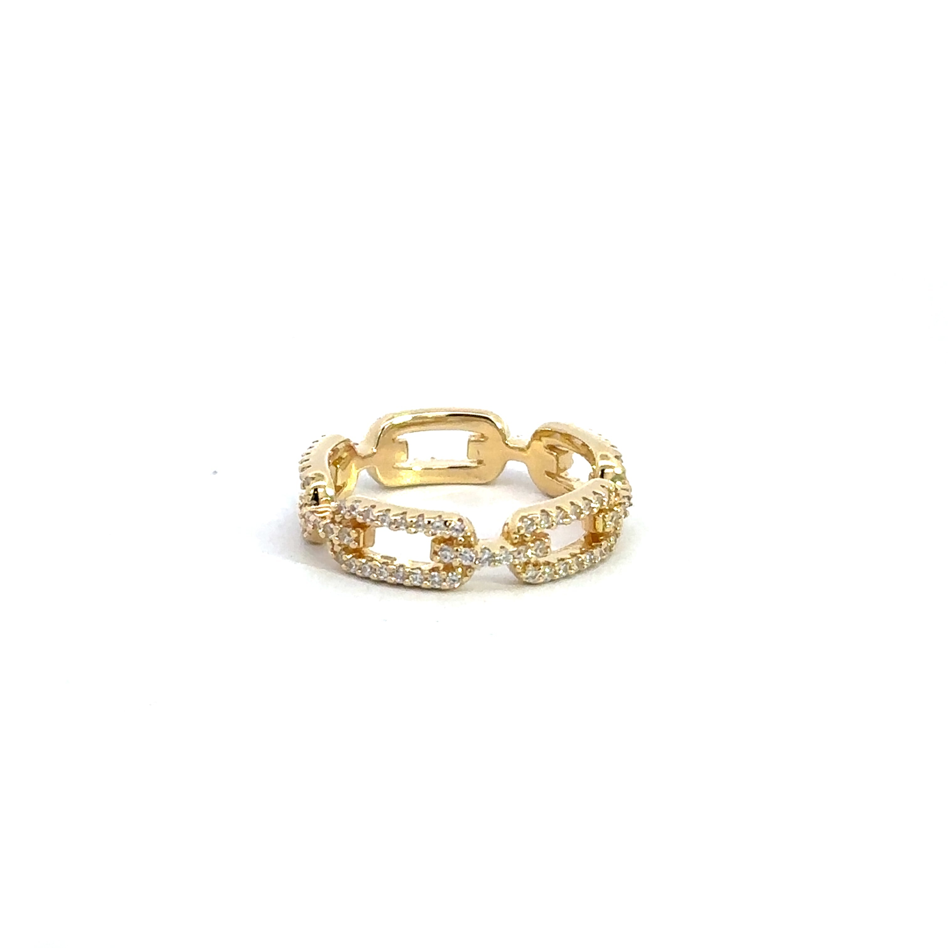 Pave Link Ring