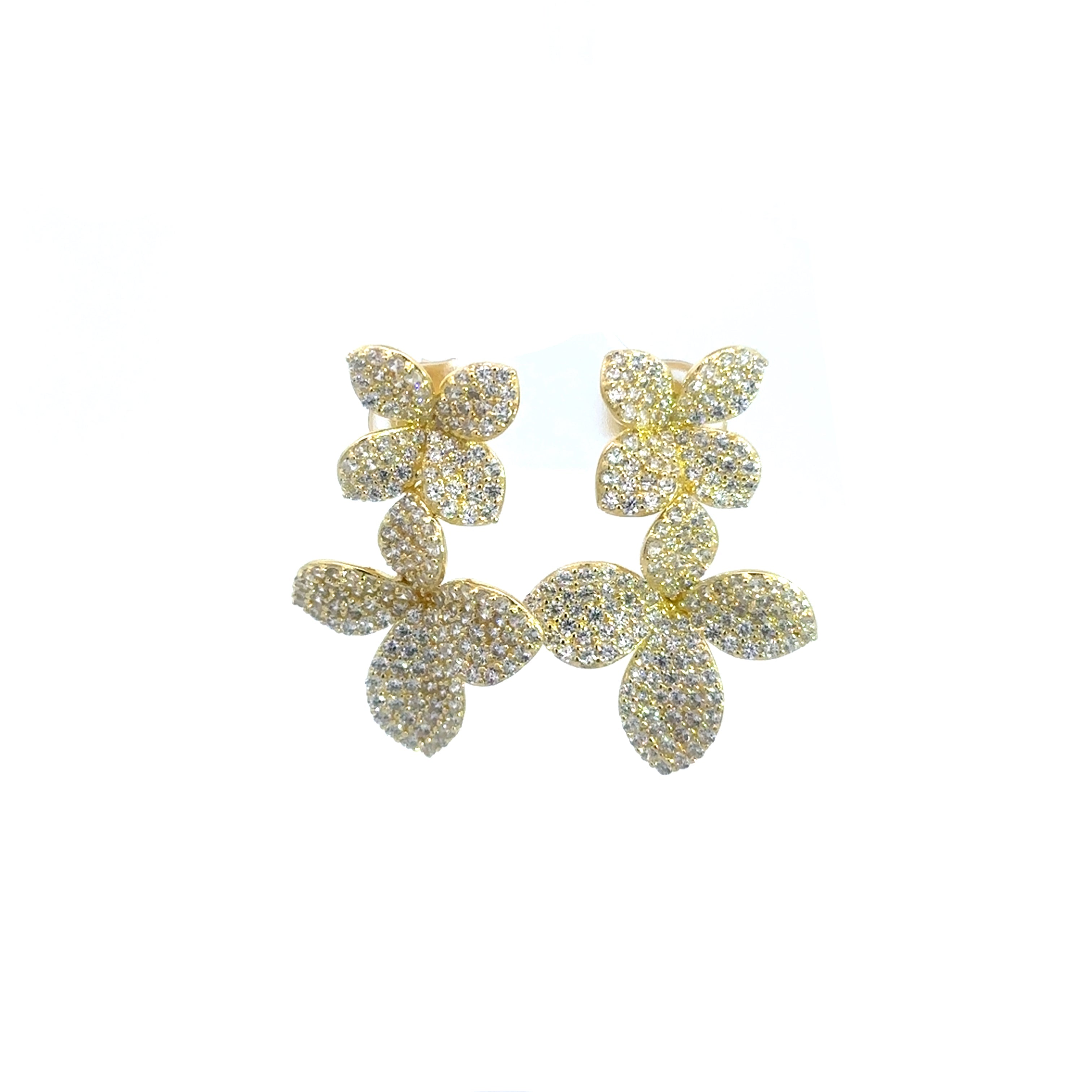 Dangling Flower Earrings