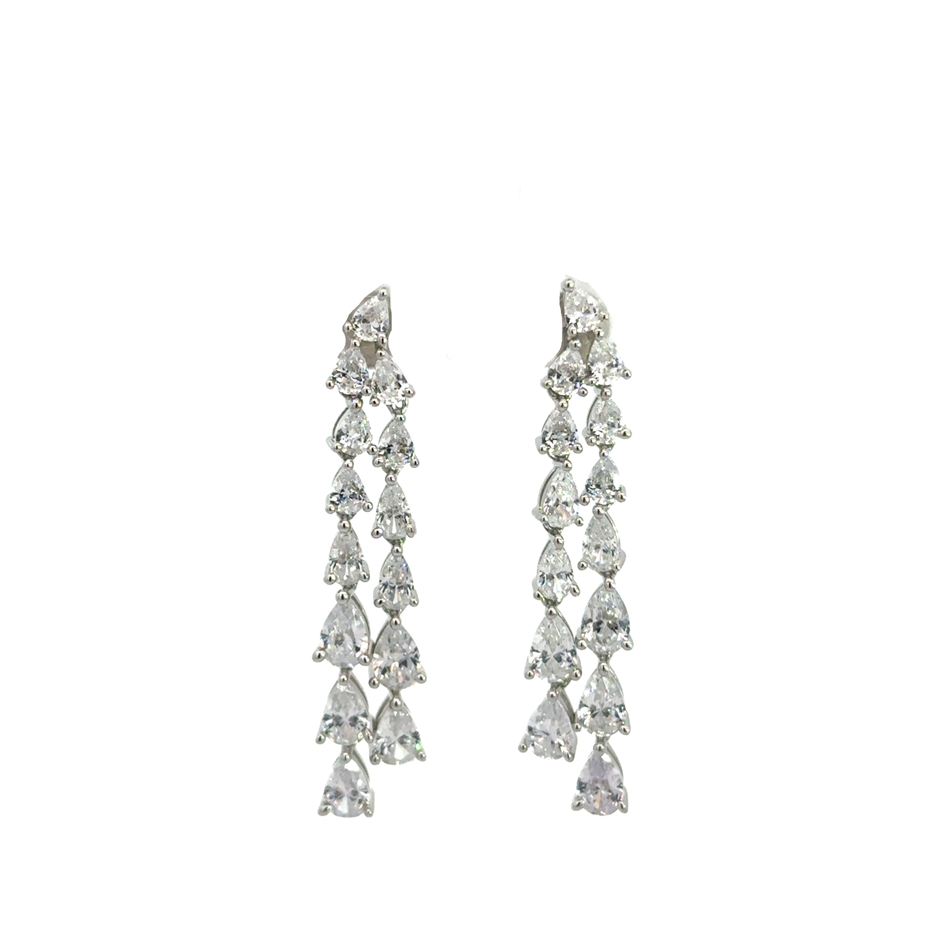 Sparkling Cascade Earrings
