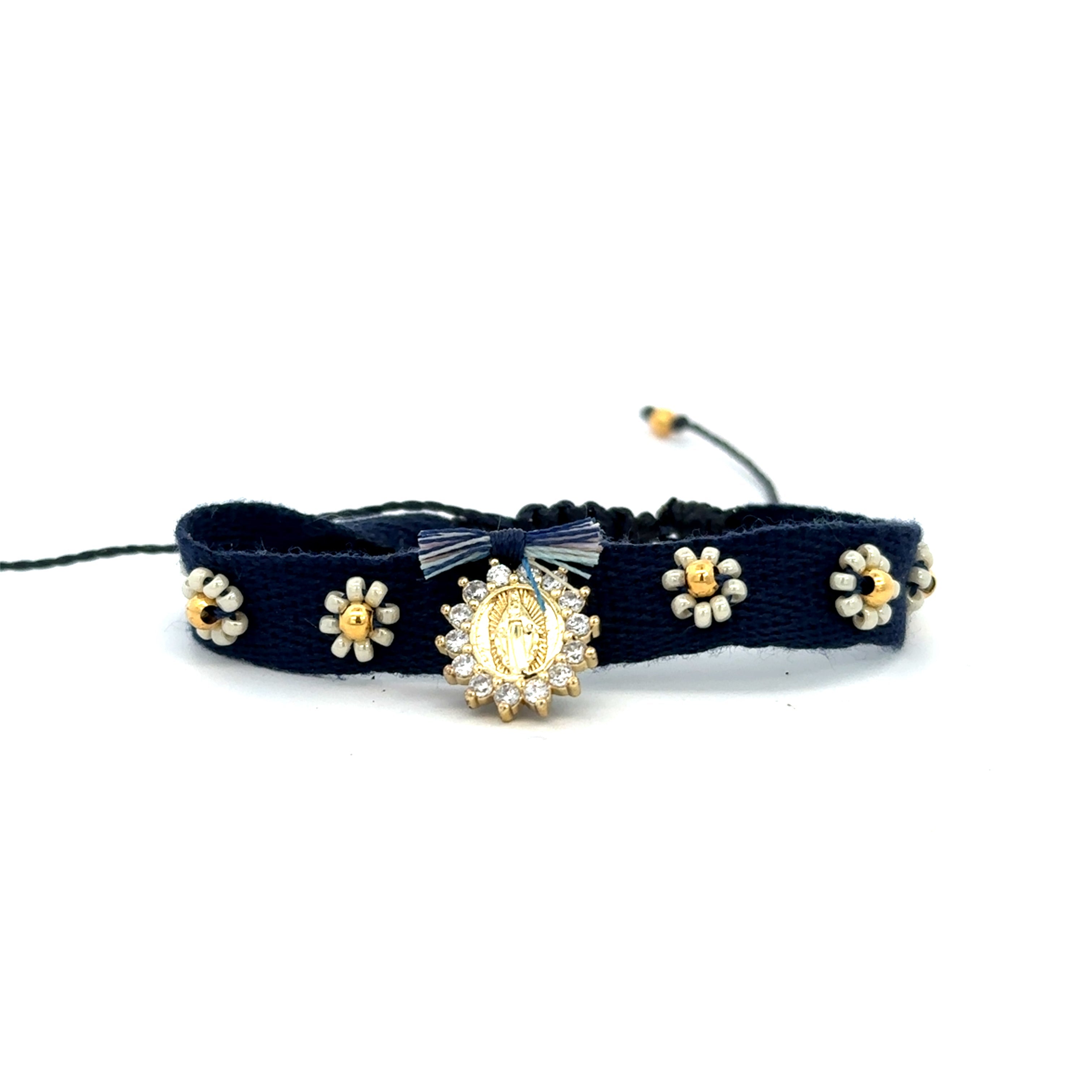 Medal Miyuki Knitted Bracelet