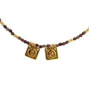Virgen de Guadalupe Stones Necklace