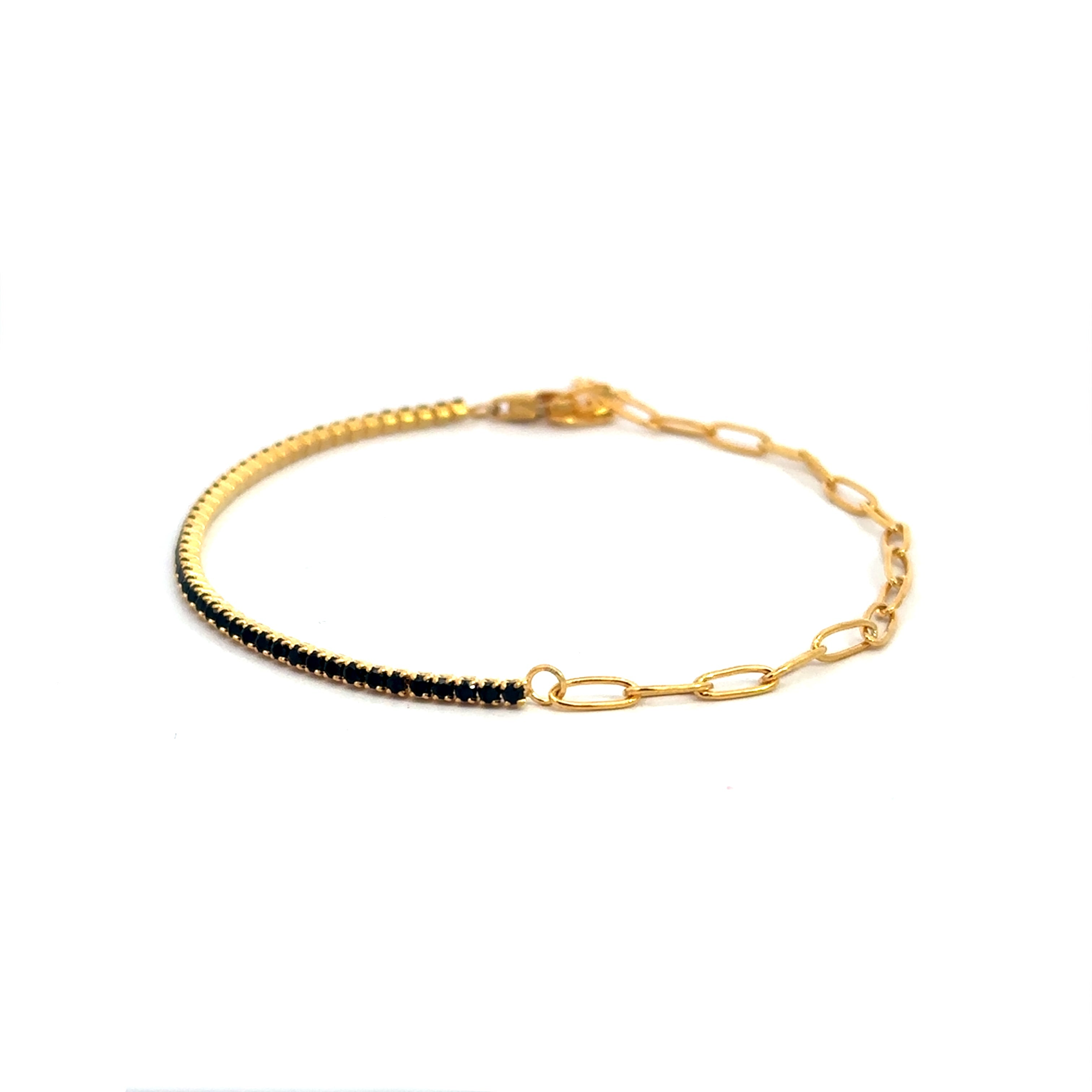 Tennis Paperclip Bracelet