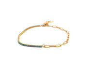 Tennis Paperclip Bracelet