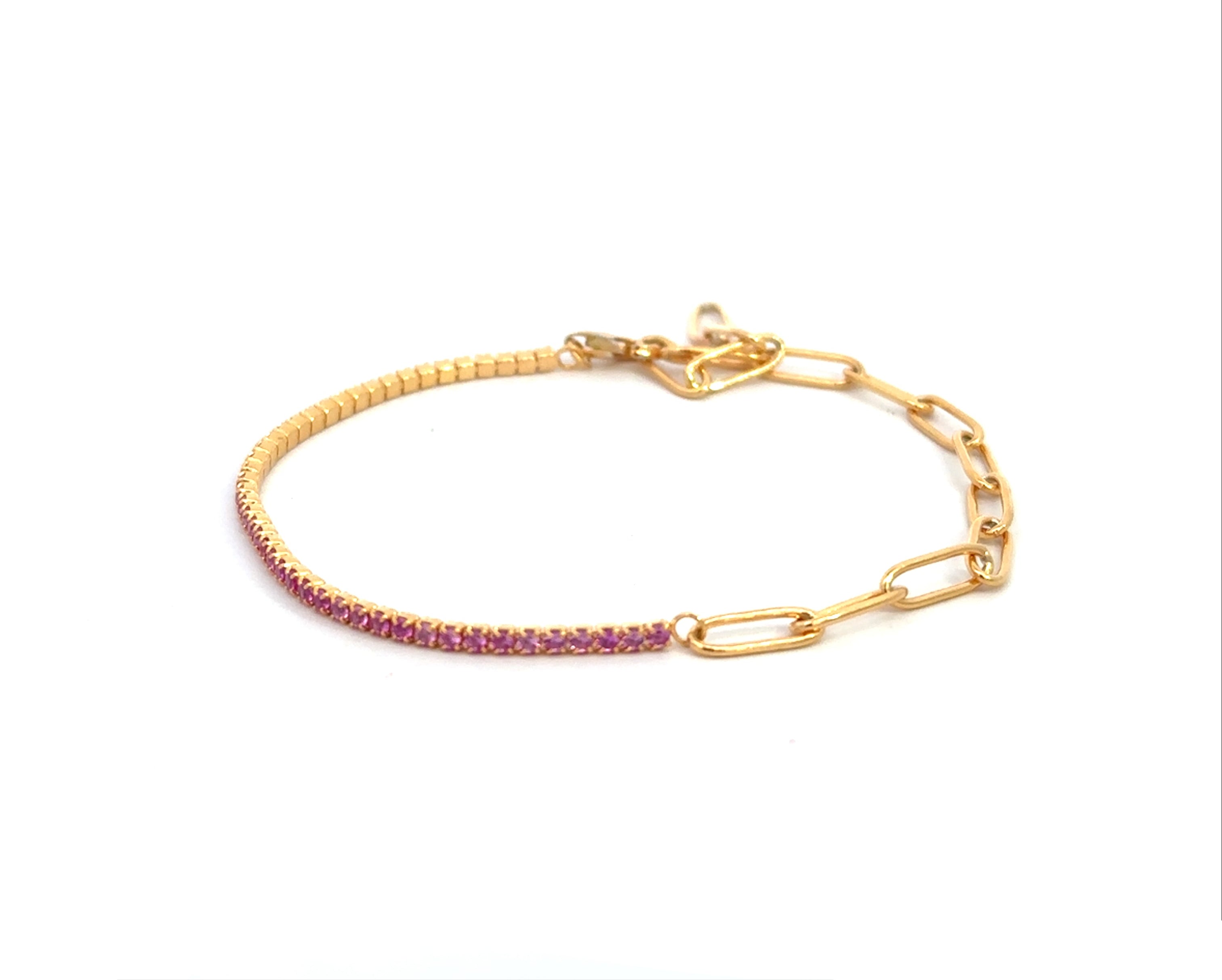 Tennis Paperclip Bracelet