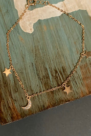 Pulsera Estrellas y Luna